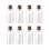 50pcs Mini Glass Bottles Jars with Cork Wish Note Craft Bottle (Clear) 1