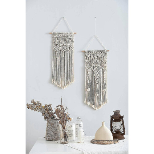 Small Macrame Wall Hanging, Bohemian Chic Bohemian Decoration 2