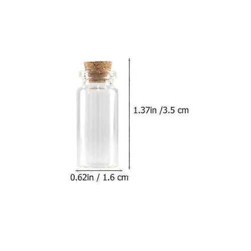 100pcs Cork Glass Bottle 1