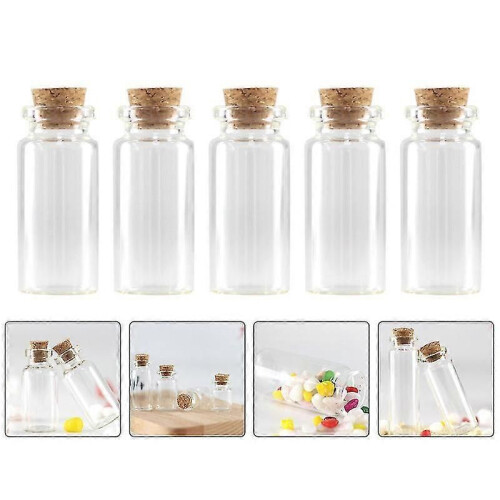 100pcs Cork Glass Bottle 2