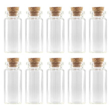 100pcs Cork Glass Bottle