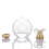 5Pcs 50ML Bottle Small Cosmetic Atomizer Perfume Bottles Atomizing Container Glass Bottles for Travel 5