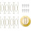 Betterlifefg-8 Pieces Dish Display Hangers, Invisible Dish Display Hangers Wall Dish Plate Decorative 1