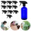 Scarlett 10 Piece Replacement Spray Nozzle Trigger Top 28/410 Bottles Black 3
