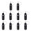 10Pcs Precision Tip Applicator Bottles Black Metal Needle Plastic Bottle 10ML Precision Tip Applica 1