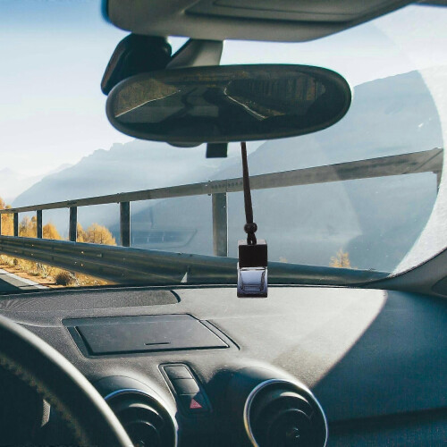 6pcs Car Perfume Diffuser Refillable Car Air Freshener 8ml Empty Hanging Fragrance Bottle 2