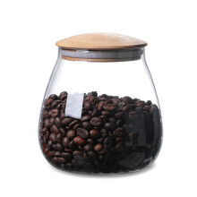 Contenitore in vetro trasparente da 800 ml
