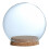 (12cm)Glass Flower Preservation Cloche Bell Jar 1