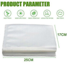 (A) 100pcs Textured Vacuum Seal Bags Vacuum Seal Wet and Dry Packaging Food Preservation Bags