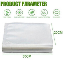(C) 100pcs Textured Vacuum Seal Bags Vacuum Seal Wet and Dry Packaging Food Preservation Bags