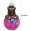 (pink)Magic Moon Magic Potion Decorative Bottle Resin Crystal Gemstone Wishing Bottles 2