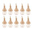 (B)10Pcs Car Hanging Glass Bottle Empty Perfume Aromatherapy Dispenser Refillable Essential Oils Diffuser 1