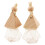 (B)10Pcs Car Hanging Glass Bottle Empty Perfume Aromatherapy Dispenser Refillable Essential Oils Diffuser 3