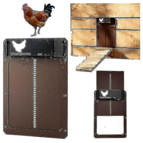 New Automatic Chicken Coop Door Opener Hen House Light Sensor Closer