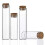 5-30ml Clear Glass Bottles with Cork Stopper DIY Crafts Float Vials Spice Candy Scented Tea Storage 5
