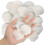 40PCS Natural Scallop Shells 1.4-2.4inch White Small Sea Shells compatible with Crafts Crafting Shell 1
