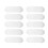 200Pcs Clear PVC Badge Film 32MM Multi-Purpose Protective Sheets 2