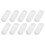 200Pcs Clear PVC Badge Film 32MM Multi-Purpose Protective Sheets 14