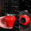 Strawberry-shaped ceramic jar with lid 5