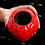 Strawberry-shaped ceramic jar with lid 2