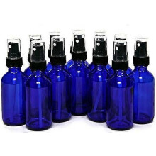12 Pack 2 oz Cobalt Blue Bottles with Sprayer