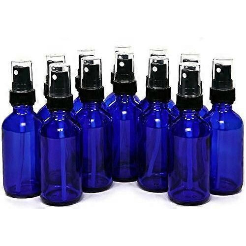 12 Pack 2 oz Cobalt Blue Bottles with Sprayer