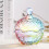 Colorful Glass Storage Jar for Candy and Cookie, 26oz / 750ml 5