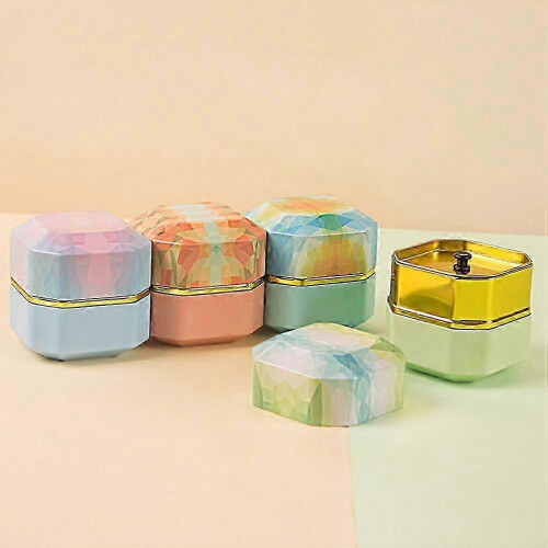 4Pcs Portable Tea Canister Decorative Candy Jars Household Tea Storage Cans 2