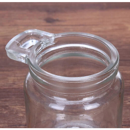 1 Thick Clear Storage Jar for Tea Coffee Sugar Jam 250ML 1