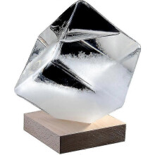 (Transparent)Storm Glass Barometers Water Cube Weather Predictor Glass Forecasts Bottle Desktop Decoration