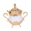 Sugar Container and Handle Canister Condiment Pot for Wedding Home Party 4