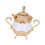 Sugar Container and Handle Canister Condiment Pot for Wedding Home Party 2