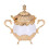 Sugar Container and Handle Canister Condiment Pot for Wedding Home Party 1