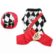 (M)Dog Cat Magician Costumes, Pet Halloween Christmas Dress Hoodie Funny Outfits Clothes