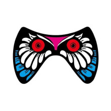 (MN12)LED Sound Activated Masks for Parties, Music Festival, Riding, Jogging, Hiking, Raves, Halloween