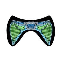 (MN15)LED Sound Activated Masks for Parties, Music Festival, Riding, Jogging, Hiking, Raves, Halloween