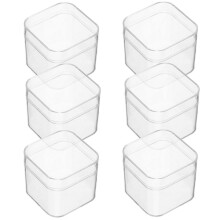 6 scatole trasparenti per bomboniere, scatole trasparenti in plastica per caramelle, macaron, cupcake,