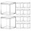 14pcs Square Shaped Display Box Candy Box Candy Case Chocolate Storage Case Acrylic Box with Lid (120ml) 1