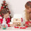 2pcs Lovely Candy Bottles Christmas Tree Shaped Storage Bottles Wrapping Bottles 2