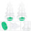 2pcs Lovely Candy Bottles Christmas Tree Shaped Storage Bottles Wrapping Bottles 3