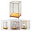 Household Display Box Transparent Display Case Multi-function Figurine Case Display Accessory 2