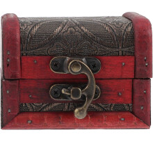 (As Shown2)Retro Candy Box Christmas Candy Box Vintage Coin Box Small Wood Box Party Favor