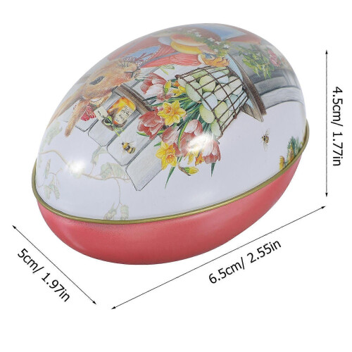 Easter Egg Shape Easter Biscuit Case Festival Gift Packaging Box Party Candies Box (S) 1