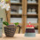 Decorative Ceramic Match Holder with Striker Modern Matchstick Storage Jar for Burning Incense 3