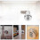 Mechanical Password Cam Lock, 3 Digit Combination Camlock, Code Combination Cam Lock Security LocksColour:Silver1pcs 3