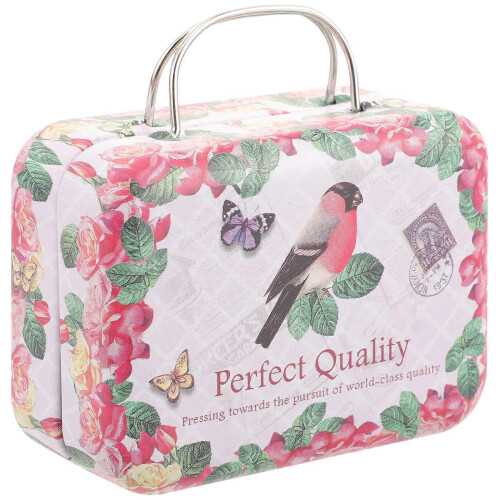 (7.6X7.5cm)Mini Trinkets Box Small Keepsakes Case Mini Cosmetics Case Fake Eyelash Packing Case Small 1