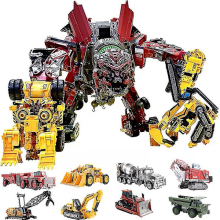 (AOYI DD02) Aoyi Cool 8 en 1 Jouets de transformation Devastator surdimensionnés Garçon Anime Crochet