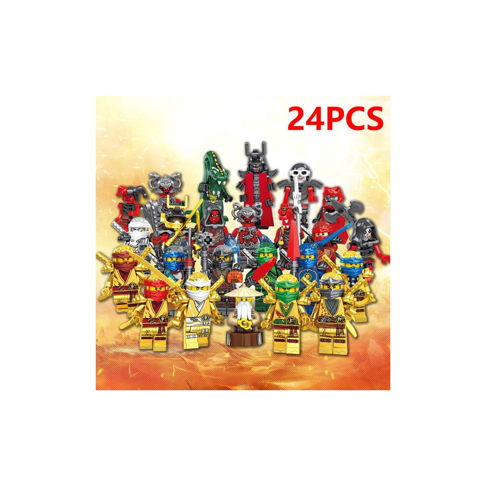 11401 Oro 24 Bambini Assemblati Blocchi Da Costruzione Giocattoli Colorati 24 Pezzi Colorati 24 Pezzi