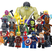 16 kpl Avengers Super Hero Comic Mini Figuurit Dc Minifiguuri Lahja lapsille (FMY)