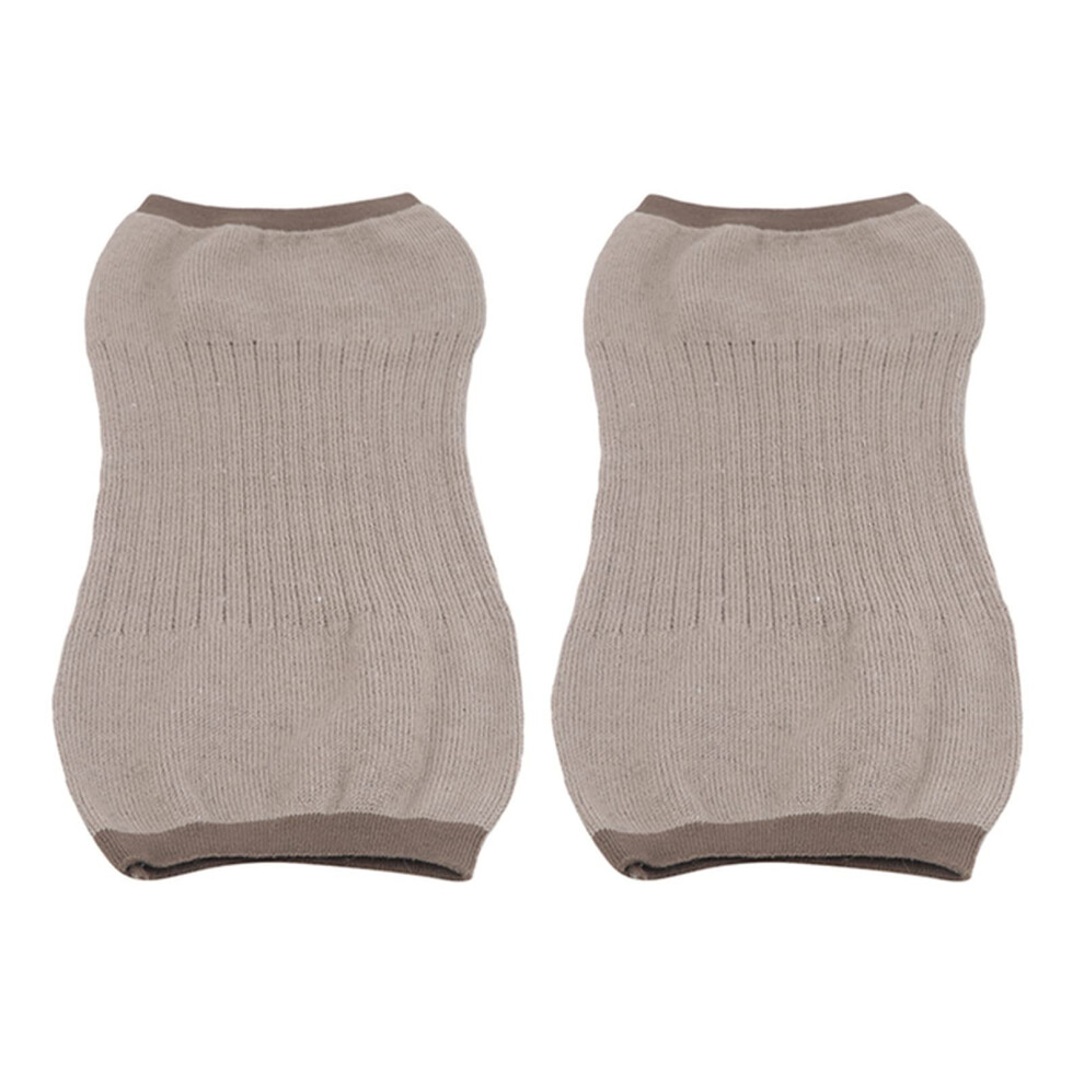 Volleyball Knee Pads One Pair, Cashmere-Warm Knee Support, Arthritis Joint Support, Skin-Friendly, Non-Bulky, Camel-image-OPC-PJGG72K-NEW